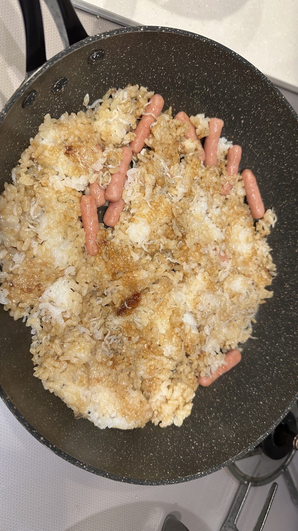 こんがり焼けました