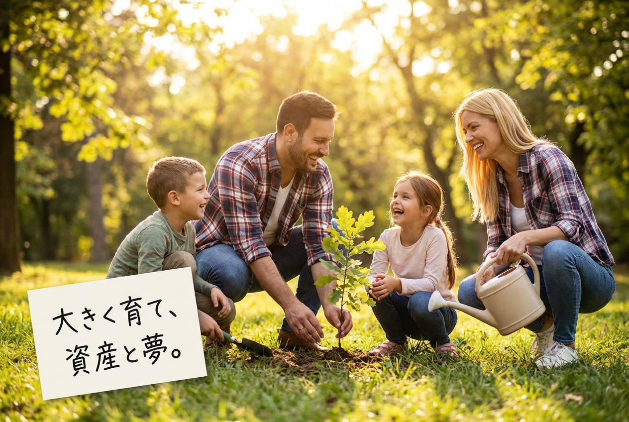 家族の笑顔と資産形成