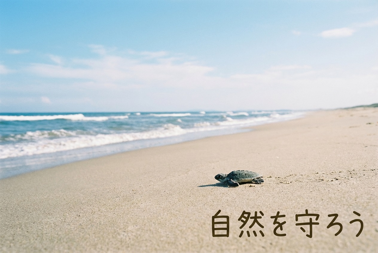 表浜海岸とウミガメ